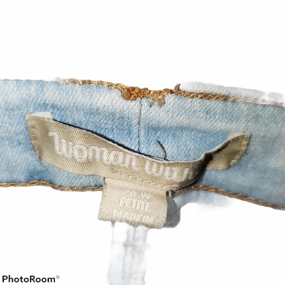 Woman Within Plus Size Denim Capri Pant 485 - Picture 5 of 6